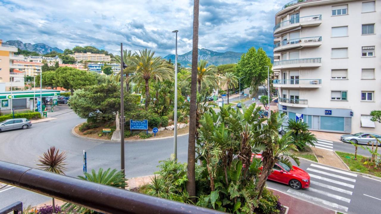 La Perle Bleue - Central - Vue Mer - Wifi Roquebrune-Cap-Martin Eksteriør bilde